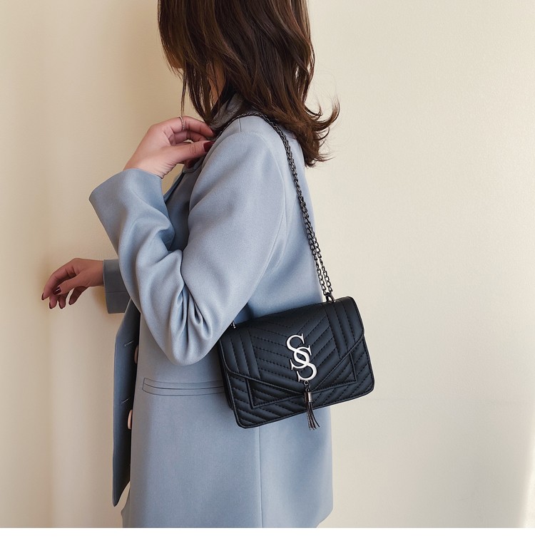 Famous Brand Designer Tassel Chain Women Shoulder Crossbody Bag