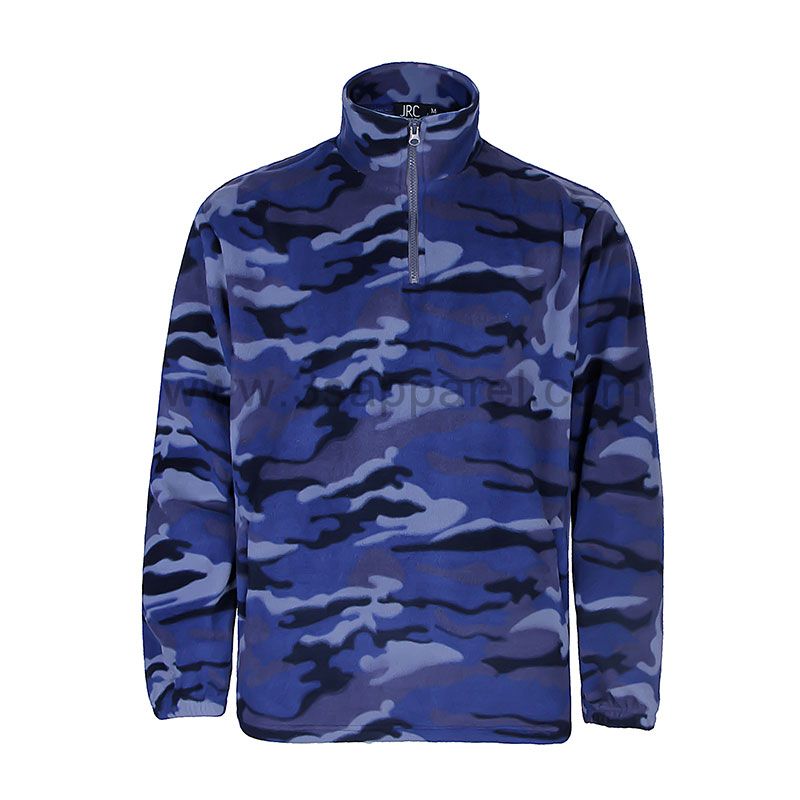 Camouflage allover print Polar Flecce Jacket