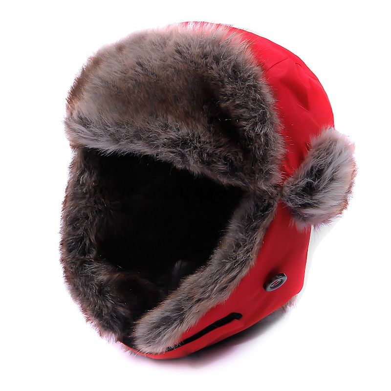 Kids winter hat / with fur lining